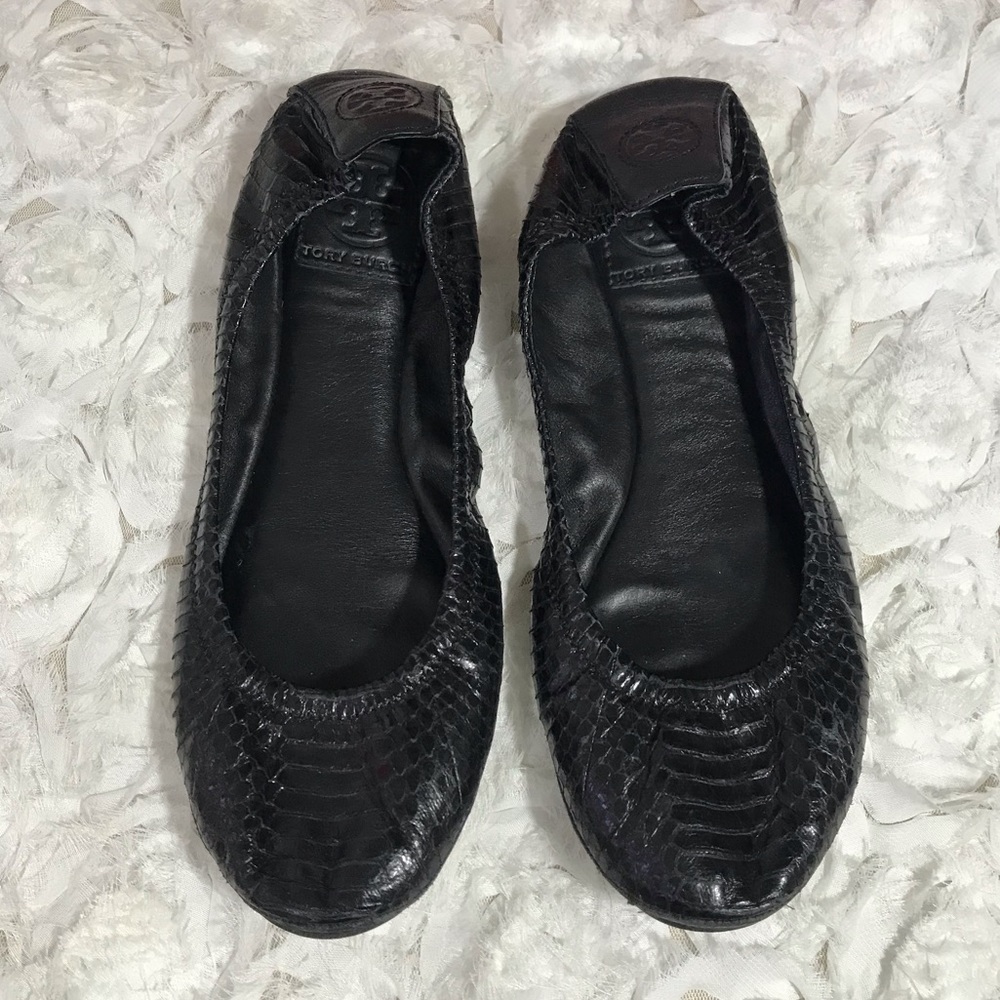 Tory Burch Python Embossed Ballet Flat - image 1